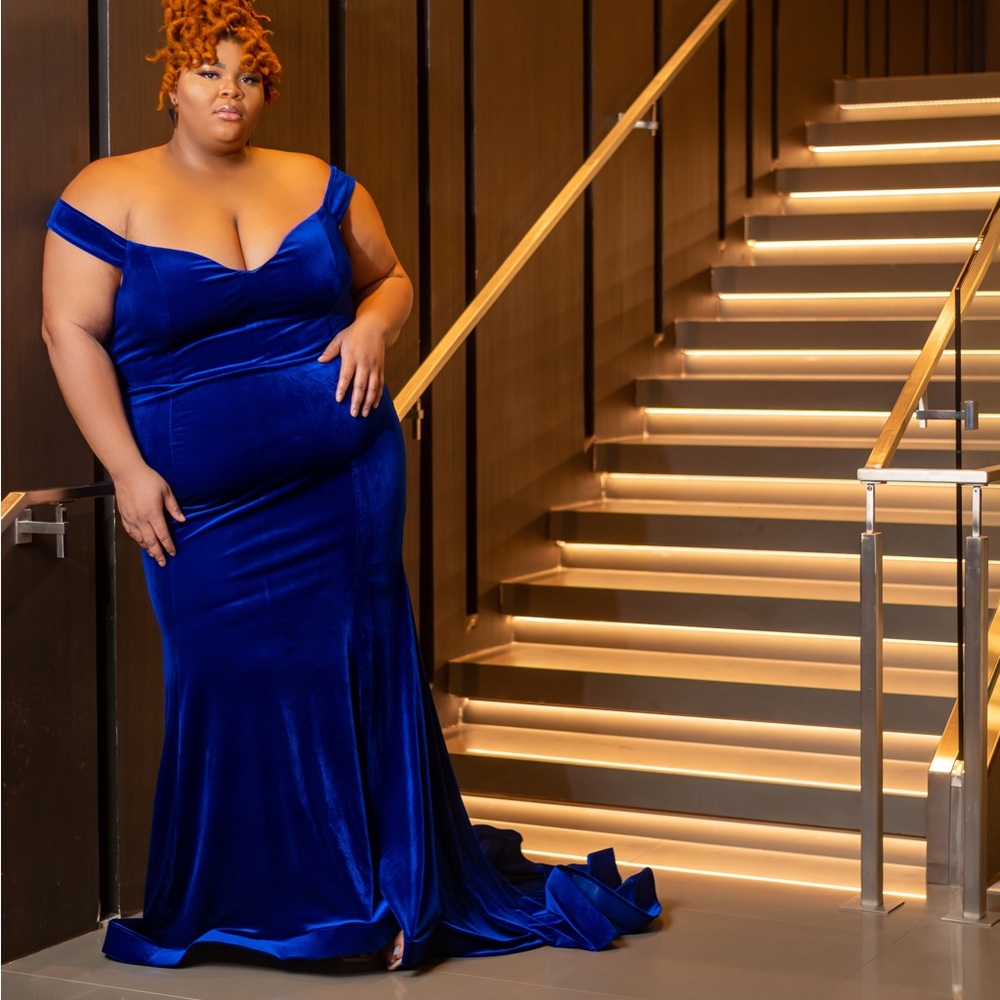 Formal Crushed Velvet Dress